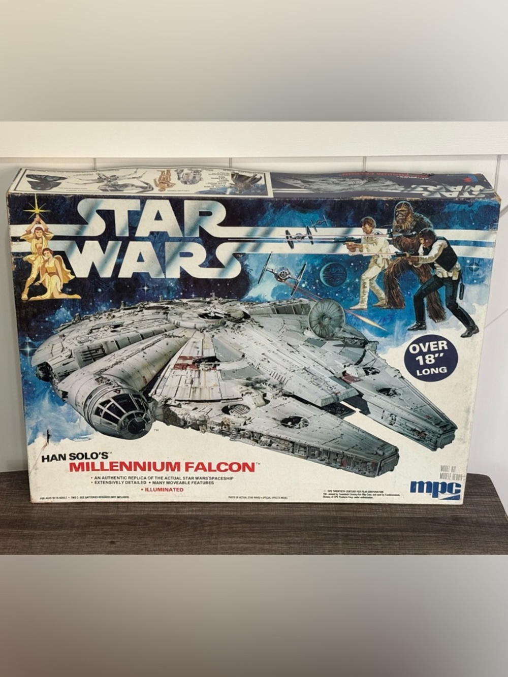 Vintage Star Wars Han Solo’s Millennium Falcon Model